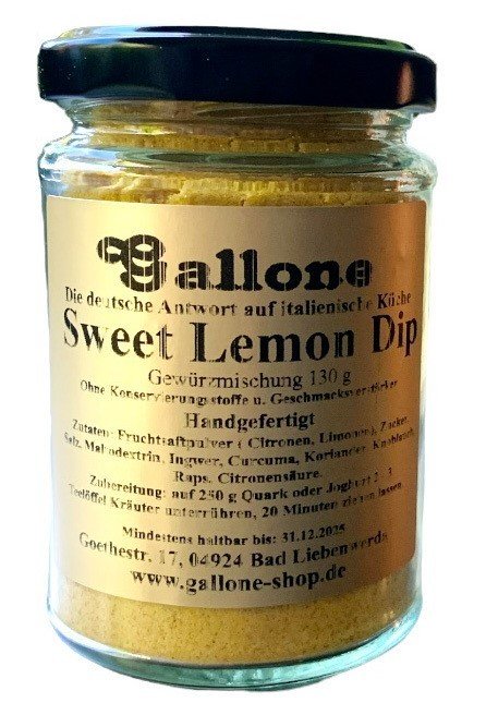 Sweet Lemon Dip