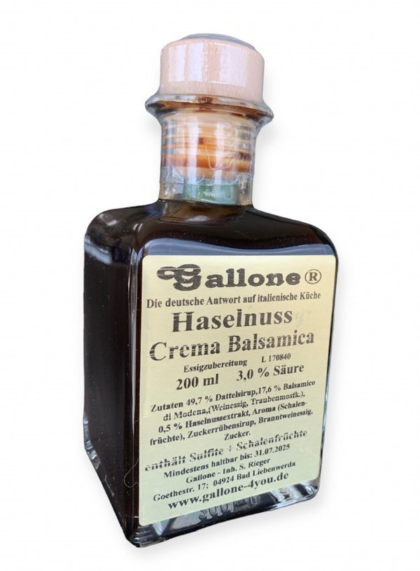Nuss Crema Balsamica - Haselnuss (Essigzubereitung)