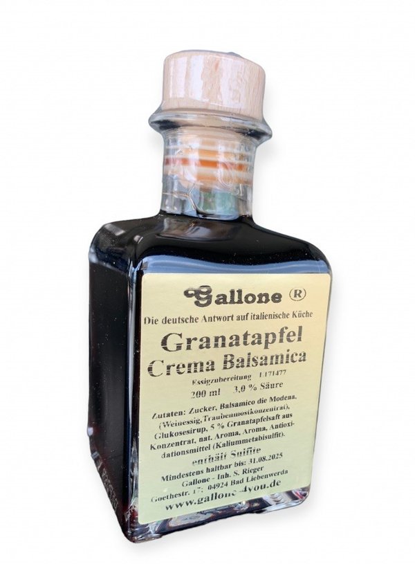 Granatapfel Crema Balsamica (Essigzubereitung)
